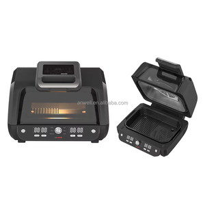 ANWELL Four à Friture Sans Huile Multifonction Préprogrammable, Grill, <span class=keywords><strong>Cuisson</strong></span> Saine à Faible Teneur en Matières Grasses, <span class=keywords><strong>Appareil</strong></span> de Barbecue Intérieur Sans Fumée - Product Image 4
