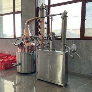 Ce Chất lượng cao 180L alembic vẫn Đồng distiller New Homebrew tự làm tinh thần nhà sản xuất cho <span class=keywords><strong>Whisky</strong></span> Gin Vodka Brandy bơm bao gồm - Product Image 2
