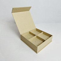 Emballage de luxe personnalisé Truffes Fenêtre cadeau Boîte de chocolat avec diviseur de papier