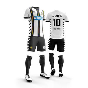 camisetas de futbol rojo blanco y negro