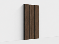 Panneau mural acoustique moderne en MDF, absorbant le son, décoratif, en lattes de bois, haute réduction du bruit (0.8) pour bureau et hôtel