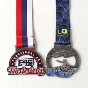 Medalla Personalizada de Oro para Baloncesto, Fútbol, Atletismo, Medalla Deportiva 3D de Aleación de Zinc para Carreras de 5K, 10K, 21K, Maratón, Medalla All Star - Product Image 6