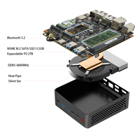 Mini PC Limyee al por Mayor, Estilo NUC, Intel Celeron N97, Win10/Win11, DDR5, Pantalla Dual, 8GB, 128GB, Compacto, para Negocios y Hogar