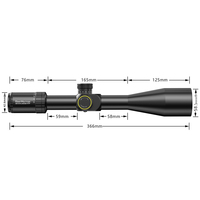 OEM ODM WESTHUNTER HD-N 6-24X50 FFP Scope Verre Gravé Réticule Longue Portée Premier Plan Focal Optique Scope Chasse Optique Sights