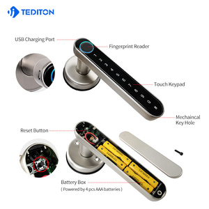 Tediton スマートドアロック TTlockアプリ対応 指紋認証 デジタルドアノブ錠 - Product Image 4