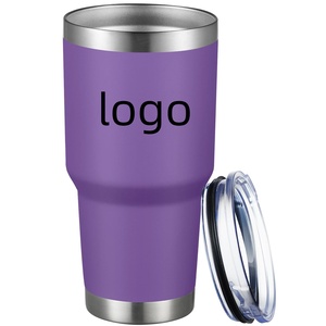Gobelet isotherme OEM 20oz rose en métal pour boissons chaudes et froides, tasse à bière personnalisée en acier inoxydable, gobelet sous vide, tasse de voyage à café avec couvercle - Product Image 6
