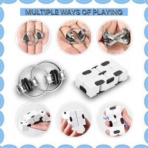 Adult Metal Fidget <b>Toys</b>-Eco-Friendly Stress Anxiety Relief Concentration Improvement Office Desk Accessories for Finger - Product Image 3