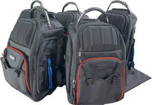 Ba lô dụng cụ đa năng, nhiều ngăn, bền chắc, có bánh xe dành cho nam, chống thấm nước, sản xuất theo yêu cầu (OEM/ODM) - Product Image 3