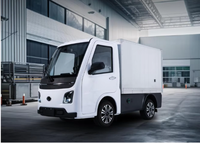 Véhicule utilitaire électrique 4x4 Portée de 300km Mini camion électrique Fourgonnette de livraison automatique du dernier kilomètre