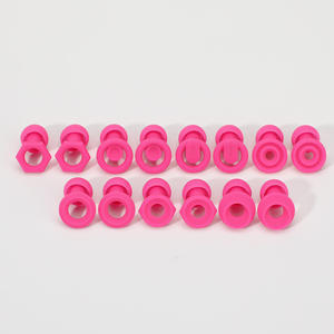 7 أنماط من سدادات أذن النوم من السيليكون الوردي القابلة للطي استبدال سدادات إلغاء الضوضاء مع عزل الصوت - Product Image 3