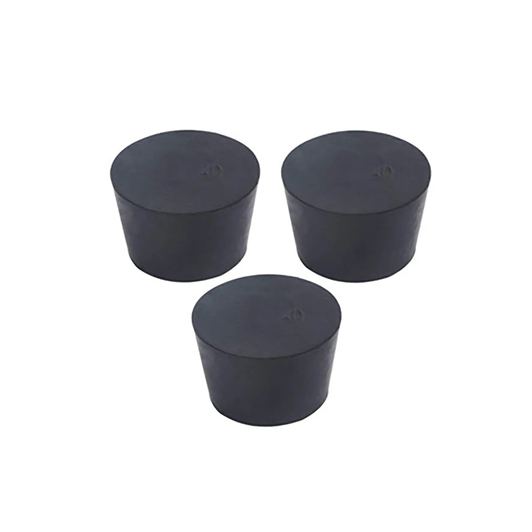 OEM rubber sbr round buffer block, neoprene cone stopper, solid rubber cylinder