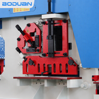Cisaille à tôle et poinçonneuse combinée Boduan Q35Y-25 pour le découpage d'angles et le poinçonnage de trous, machine hydraulique de 80 kN / 120 tonnes