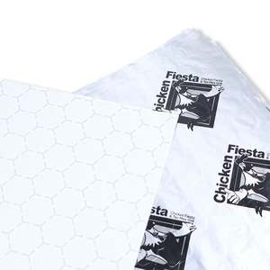 Restaurants Fast Bbq Hot Food <b>Foil</b> Paper Honeycomb Silver Insulated Wrap for Burger Sandwich Wrapping Paper - Product Image 5