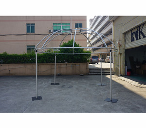 10ft Round Aluminium Circle Canopy Backdrop Stands <b>Wedding</b> Pipe and Drape <b>Frame</b> for Event Decoration - Product Image 5