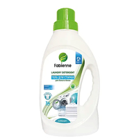 Fabienne 2200 ml Lessive en Gel Parfum Naturel Vêtements Blancs Élimination des Taches Tenaces Fraîcheur Lavage à la Main et en Machine B2B