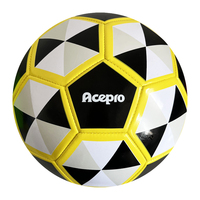 Ballons de football cousus à la machine, taille 5, rebond élevé, pour un entraînement confortable, taille et poids officiels