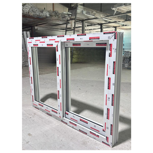 หน้าต่างบานเลื่อน UPVC กันเสียง กระจกสองชั้น ประหยัดพลังงาน ทนทานต่อพายุเฮอริเคน สำหรับบ้าน - Product Image 2