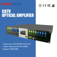 Yüksek güç 1550nm EDFA WDM 32/16 Port CATV en iyi fiyat 4/8/16puert kaliteli yüksek güç EDFA