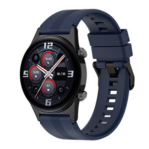 Bracelet en silicone 22 mm pour <span class=keywords><strong>Honor</strong></span> Watch <span class=keywords><strong>GS3</strong></span>, bracelet pour Huawei <span class=keywords><strong>Honor</strong></span> GS 3, bracelet de montre intelligente, bracelet de remplacement - Product Image 1