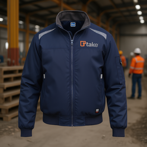 Chaqueta Bomber Ttake Azul Marino, Corte Regular, Ropa de Trabajo, Equipo de Seguridad - Product Image 3