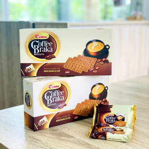 ODM OEM Biscuits Libra Coffee Braka 150g Saveur Crème Croustillante Salée en Sachet enroulable Vente en Gros Direct Usine - Product Image 1