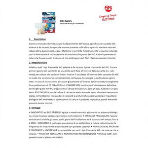 Bolas Suavizantes de Agua FIMI para Cisterna de Inodoro, Uso Externo, Reducen la Dureza del Agua, Previenen el Depósito de Calcio - Product Image 1