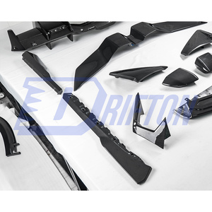OEM Style Dry Carbon Fiber <b>Side</b> Skirt For Lamborghini Revuelto - Product Image 5