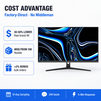 Moniteur professionnel 32 pouces 4K UHD, couleurs fidèles, 3840x2160 IPS, 98% DCI-P3, 10 bits HDR400, Type-C 65W, KVM, 6 axes, OEM