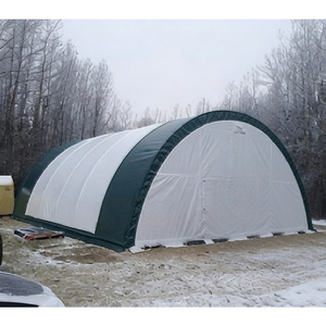 Grande tente de stockage industrielle imperméable en PVC, structure en acier Q235, double treillis, hangar pour avions et tente d'<span class=keywords><strong>urgence</strong></span> - Product Image 4