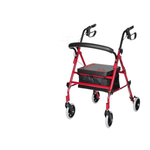 Déambulateur pliable à quatre roues Fuyi, léger, avec siège, pour l'aide à la mobilité des personnes âgées - Product Image 5