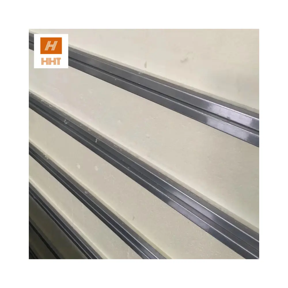 50/75/100/150mm color steel walls roofs rock wool sandwich panel rock wool cold room panel