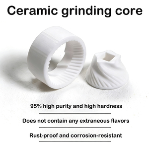 Premium Metal Salt & <b>Pepper</b> Mills Manual <b>Pepper</b> With Adjustable Ceramic Small Spice Mill for BBQ Customized Logo - Product Image 5