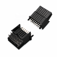 Connecteur YZCONN personnalisé pour automobile, 4 broches, 2,54 mm, connecteur mâle PCB à angle droit, fil-carte, haute intensité, terminal électronique automobile