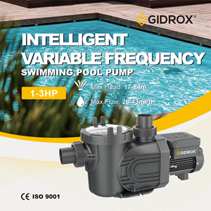 Bomba de Velocidad Variable de 2 HP, Alto Flujo, Eficiente Energéticamente, Autocebante, para Piscinas Elevadas, con Cubierta Protectora Removible - Product Image 1
