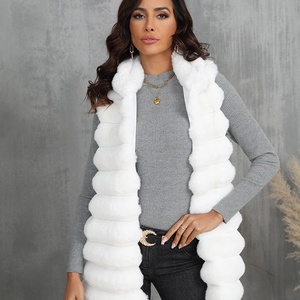 <span class=keywords><strong>Gilet</strong></span> mi-<span class=keywords><strong>long</strong></span> automne hiver <span class=keywords><strong>femme</strong></span> avec fermeture éclair mince nouveau style <span class=keywords><strong>long</strong></span> en fausse fourrure <span class=keywords><strong>grande</strong></span> <span class=keywords><strong>taille</strong></span> vêtements d'hiver - Product Image 1