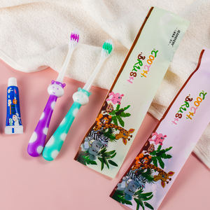 Vente en gros d'articles <span class=keywords><strong>de</strong></span> <span class=keywords><strong>toilette</strong></span> personnalisés ensemble <span class=keywords><strong>de</strong></span> brosse à dents <span class=keywords><strong>de</strong></span> luxe avec dentifrice <span class=keywords><strong>kit</strong></span> dentaire d'hôtel jetable pour enfants brosse à dents pour <span class=keywords><strong>bébé</strong></span> - Product Image 2