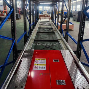 Estantes de metal apilables automatizados Estantes de almacenamiento y unidades de estanterías Almacén Asrs Pallet Shuttle Racking System - Product Image 1
