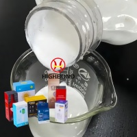 Colle froide blanche VAE à base d'eau de qualité alimentaire HIGHBOND pour la fabrication de boîtes en papier, boîtes de dentifrice, boîtes d'emballage de biscuits