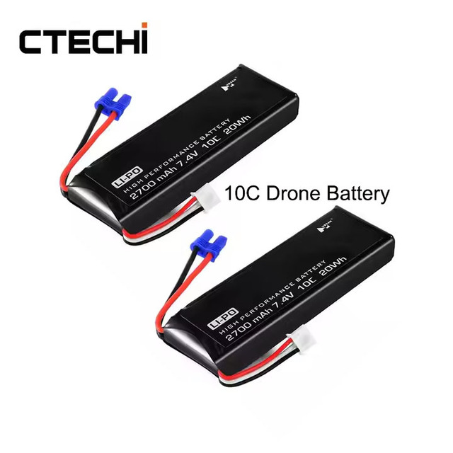 Custom for GT600B Semi-solid State FPV UAV Battery 2S 7.4V 2700mAh 10C 20C 30C 20Wh 500 Cycles
