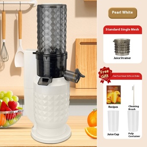 Bán Buôn 300-Watt Lạnh Ép Máy Ép Trái Cây Màu Đen ABS + PC Lưỡi Dễ Dễ-Để Làm Sạch Hộ Gia Đình Trái Cây & Rau Máy Ép Trái Cây - Product Image 6