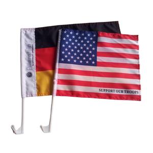 Drapeaux <span class=keywords><strong>de</strong></span> voiture personnalisés <span class=keywords><strong>de</strong></span> haute qualité Beckon, imprimés recto-verso, bannières publicitaires mobiles avec logo pour événements d'entreprise - Product Image 3