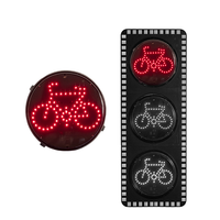 Feu de signalisation LED de sécurité pour croisements, résistant aux intempéries, pour la gestion routière urbaine des véhicules non motorisés