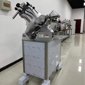 Trancheuse à viande électrique robuste pour restaurant commercial, <span class=keywords><strong>boucherie</strong></span>, jambon, fromage, bacon, épaisseur réglable, trancheuse à viande congelée - Product Image 2