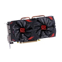 Game Asli RX580 8GB 2048SP DDR5 256Bit dengan 8 Pin Daya DP HD DVI Port Tampilan