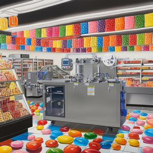 Blister Packer elettrico usato con nucleo pompa del motore assemblato e tubo di gocciolamento per alimenti liquidi e polveri Blister confezionatrici - Product Image 5