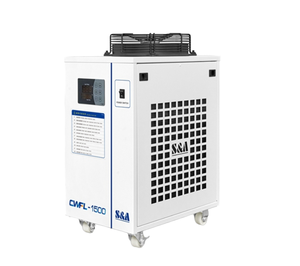 Machine de découpe laser à fibre S&A 1500W CWFL-1500ANS03, nouvelle génération, refroidisseur d'eau à double température, 1064nm, AC 220-240V, garantie 1 an - Product Image 1