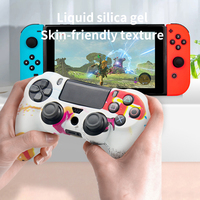 Pour Sony Playstation 4 anti-dérapant Silicone contrôleur peau couverture protection PS4 étui en silicone