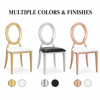 Table à Manger et Chaises en Verre Légères, Style Simple et Tendance pour Hôtels et Restaurants, Table Rectangulaire Moderne de Luxe en Acier Inoxydable Doré