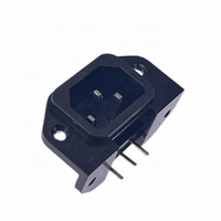 C14 שקע כוח iec60320 c13 שקע כוח שקע 10a 250v בורג הר 3 מחבר שקע ac עבור pdu ups ארון