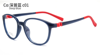 Nouvelles montures de lunettes tendance en gros pour enfants en TR90, en silicone, avec branches réglables